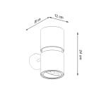 Sieninis šviestuvas KUKKIA - Image 4