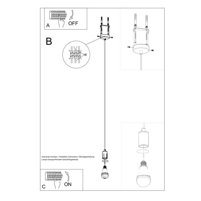 Pakabinamas šviestuvas EDISON - Image 7