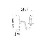 Sieninis šviestuvas MINERWA - Image 4