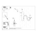 Sieninis šviestuvas MINERWA - Image 5