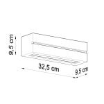 Sieninis šviestuvas ceramic VEGA LINE - Image 5