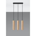 Pakabinamas šviestuvas LINO 3 wood