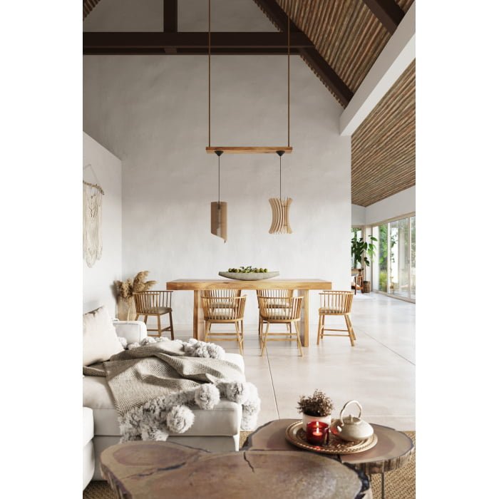 0640-14 Pakabinamas šviestuvas ALEXIA wood - Image 7