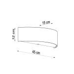 Sieninis šviestuvas SKALA BLACK - Image 4