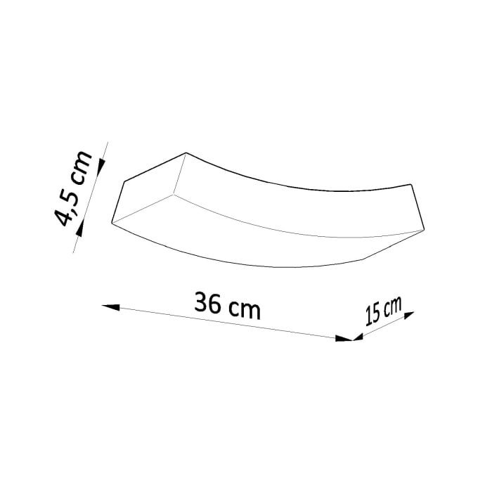 Sieninis šviestuvas ceramic HATTOR - Image 4