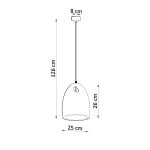 Pakabinamas šviestuvas BUKANO - Image 4