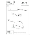 Sieninis šviestuvas ceramic SIGMA - Image 5