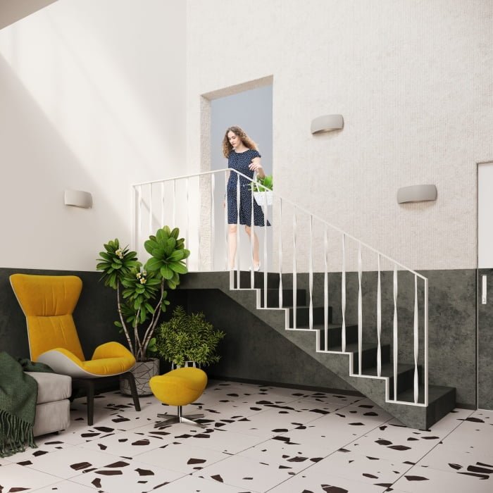 Sieninis šviestuvas ceramic PONTIUS - Image 7