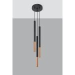 Pakabinamas šviestuvas MOZAICA 3P /copper