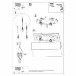 Lubinis šviestuvas HORUS 55 - Image 5