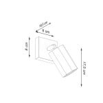 Sieninis šviestuvas ZEKE - Image 4