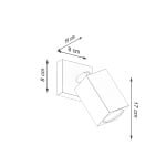 Sieninis šviestuvas KEKE - Image 4