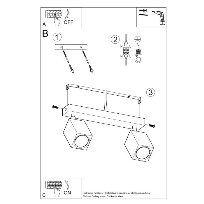 1036-11 Lubinis šviestuvas KEKE 2 - Image 5