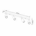 Lubinis šviestuvas BERG 4 - Image 4