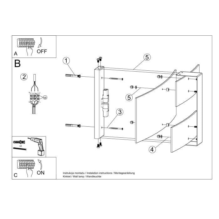 1046-11 Sieninis šviestuvas CELIA - Image 5