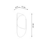 Sieninis šviestuvas TEAR - Image 4