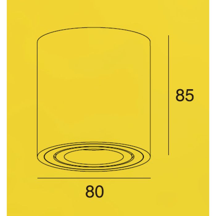lubinis-sviestuvas-cylinder-black (1) Lubinis šviestuvas Cylinder juodas - Image 2