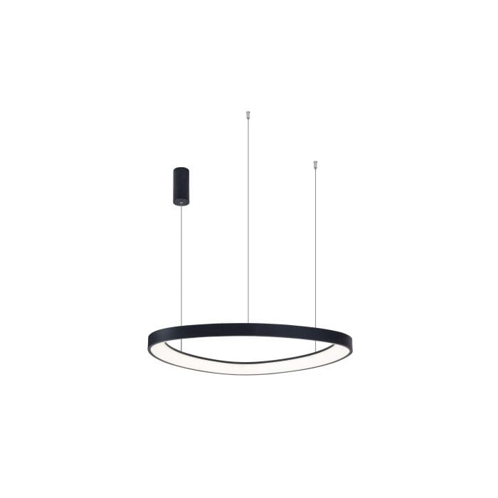 pakabinamas-led-dimeriuojamas-sviestuvas-delta-48w-3000k-triac-black Pakabinamas LED dimeriuojamas šviestuvas Delta Triac juodas - Image 1