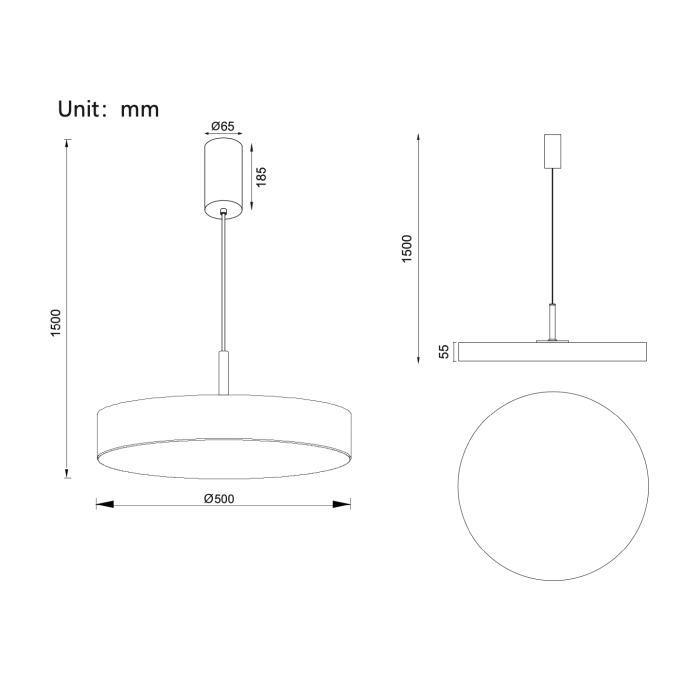 pakabinamas-led-dimeriuojamas-sviestuvas-leo-d50-40w-3000k-triac-black (1) Pakabinamas LED dimeriuojamas šviestuvas Leo D50 juodas - Image 6
