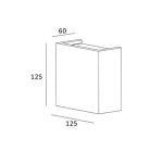 Sieninis LED šviestuvas Cube - Image 4