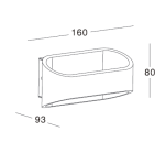 Sieninis LED šviestuvas Organic - Image 6