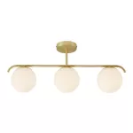 Pakabinamas šviestuvas Grant 3x15 žalvarinis