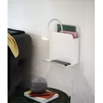 Sieninis šviestuvas Roomi baltas - Image 2