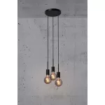 Pakabinamas šviestuvas Paco 3-Spot juodas - Image 5