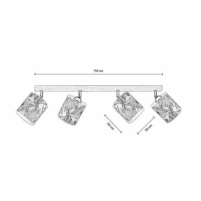 Pakabinamas šviestuvas Madera 10 - Image 4
