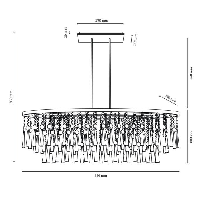 Pakabinamas šviestuvas Luxoria 56 - Image 3
