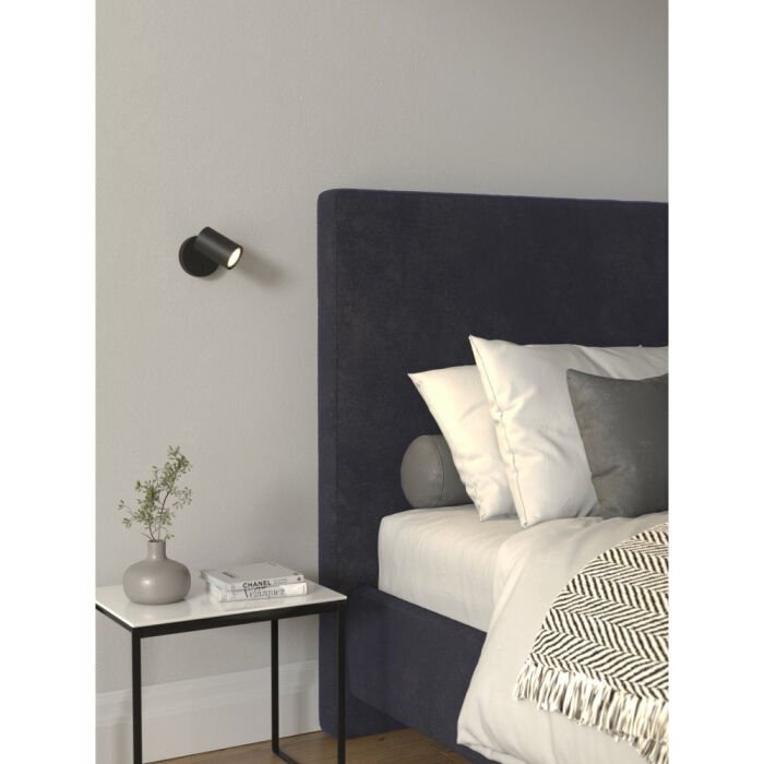 SIENINIS ŠVIESTUVAS ASCOLI juodas 3 SIENINIS ŠVIESTUVAS ASCOLI juodas - Image 3