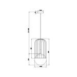 Pakabinamas šviestuvas TELFORD - Image 2