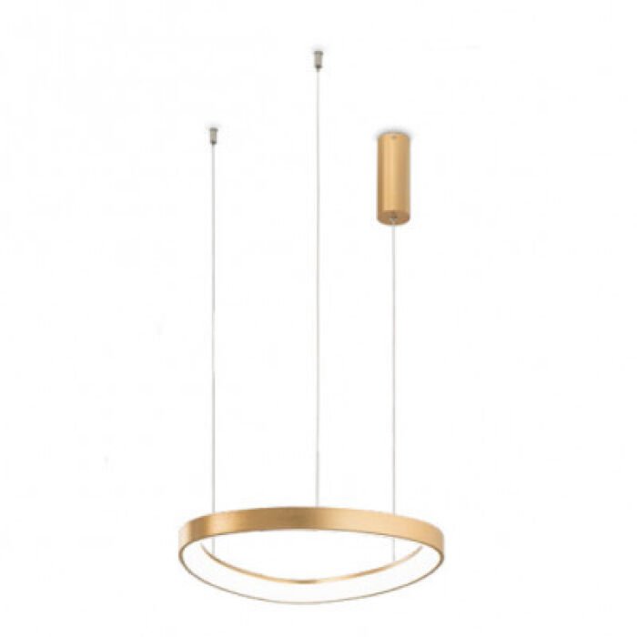 Pakabinamas šviestuvas GEMINI  D61 žalvario spalvos - Image 2