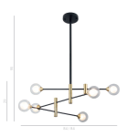Pakabinamas šviestuvas Marino 6 - Image 2
