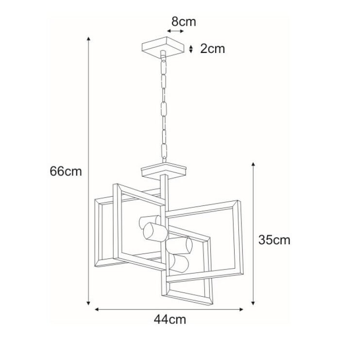 Pakabinamas šviestuvas LAVAYA - Image 2