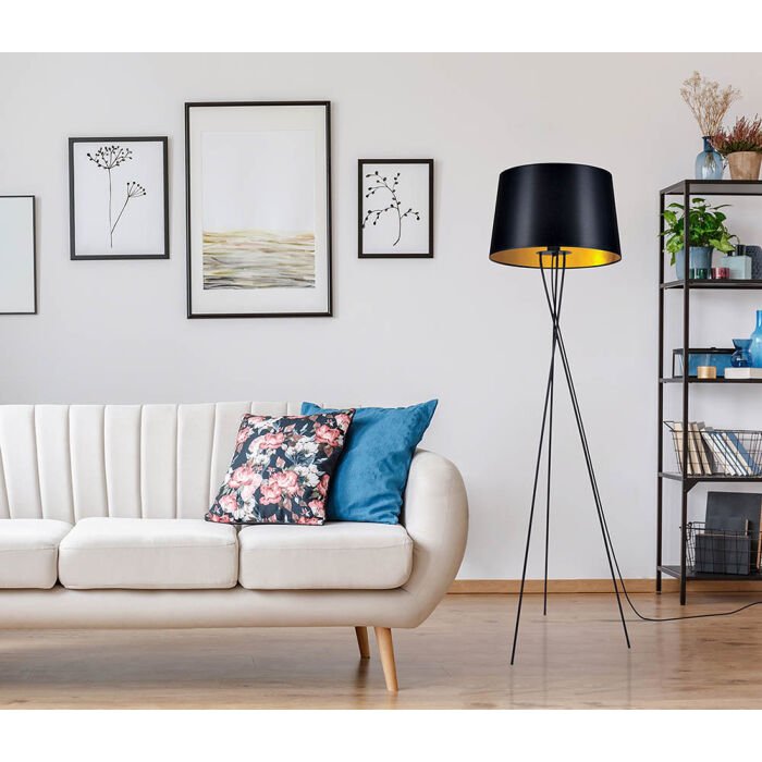 Pastatotamas šviestuvas (toršeras) REMI GOLD - Image 3