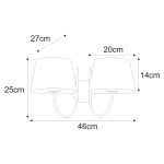 Sieninis šviestuvas SASTO - Image 2