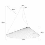 Pakabinamas šviestuvas PEAK - Image 2