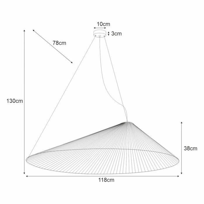 Pakabinamas šviestuvas PEAK - Image 2