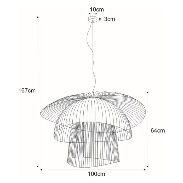 Pakabinamas šviestuvas PLAZA - Image 2