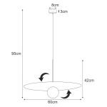Pakabinamas šviestuvas FERMI - Image 2