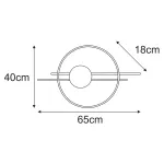 Sieninis šviestuvas CORSA - Image 2