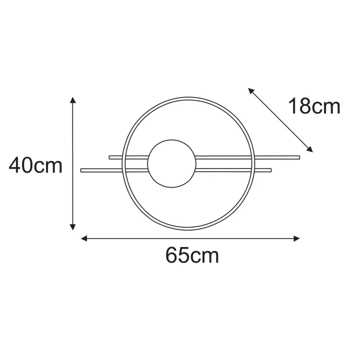 Sieninis šviestuvas CORSA - Image 2