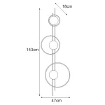 Sieninis šviestuvas CORSA - Image 2