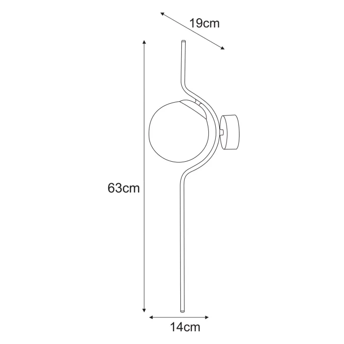 Sieninis šviestuvas VELA - Image 2