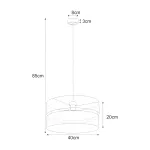 Pakabinamas šviestuvas MALAVI - Image 2