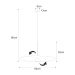 Pakabinamas šviestuvas BURGAS - Image 2