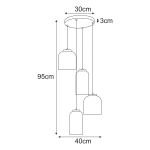 Pakabinamas šviestuvas INGA - Image 2