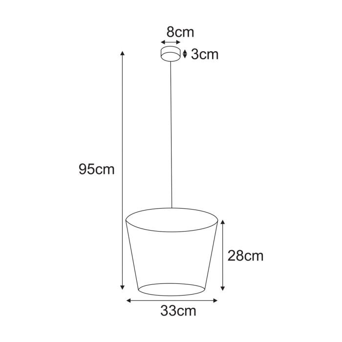 Pakabinamas šviestuvas LIVIA - Image 2