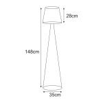 Pastatotamas šviestuvas (toršeras) LIVIA - Image 2